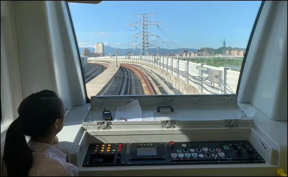 (手動駕駛位置示意圖)