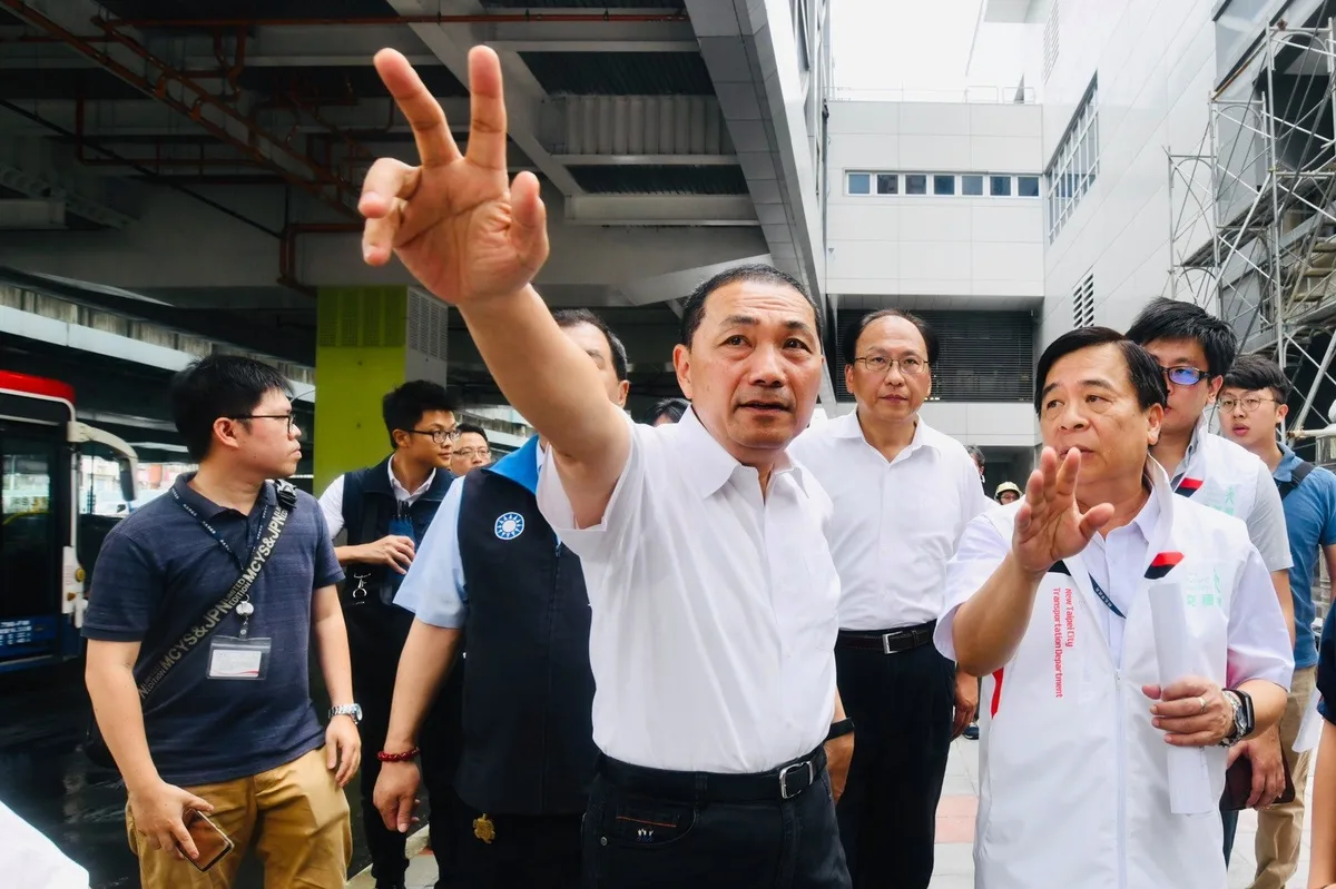 (圖說：市長視察新埔民生站，