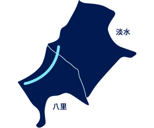 八里線區域地圖