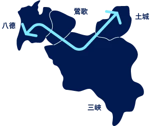 三鶯線延伸桃園八德段區域地圖