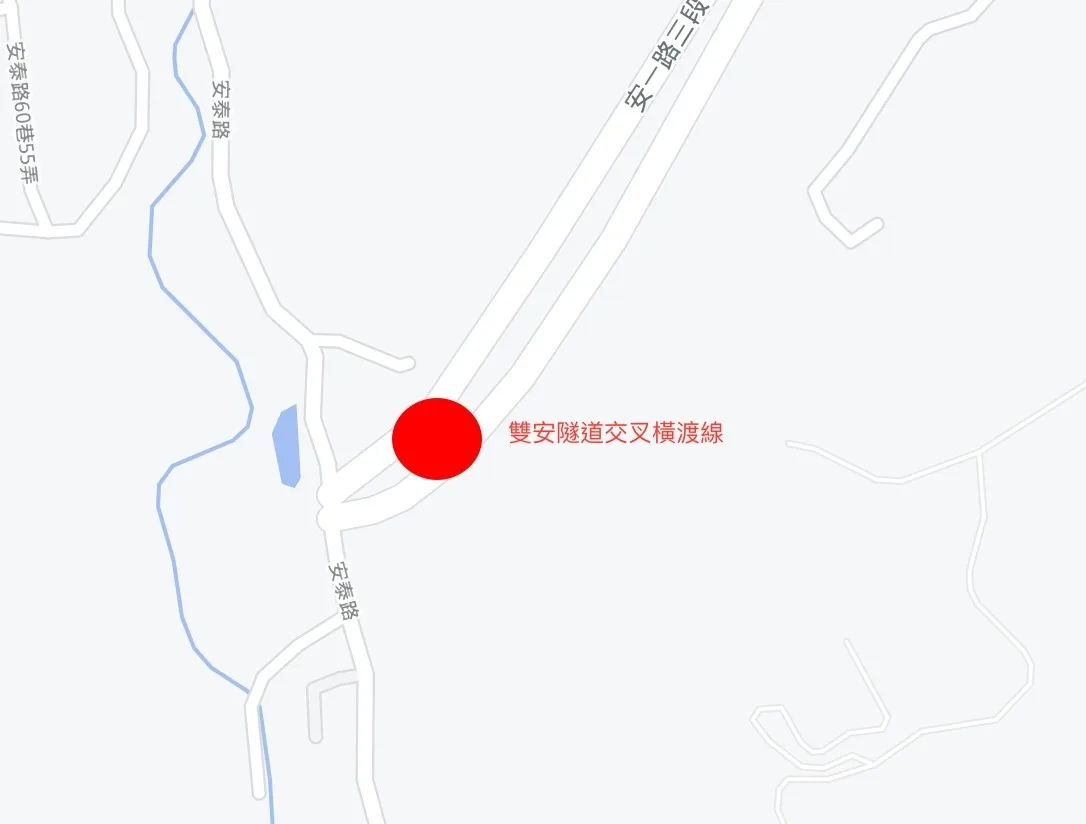 安坑雙安隧道地理位置圖