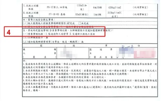 (安坑輕軌109年1月8日監工日報表)
