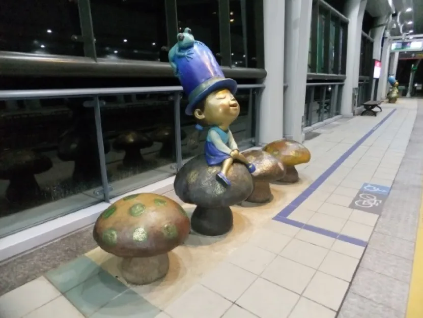（圖說：有發現阿給帽子上的小動物不一樣嗎？）