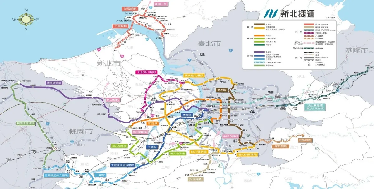 新北市捷運建設願景圖