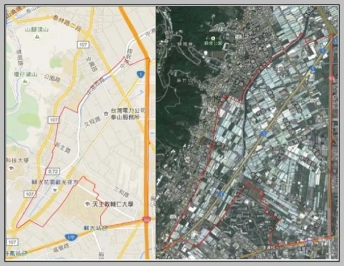 2：新、泰塭仔圳市地重劃區（第一區）