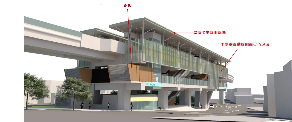 LB11鶯桃路側模擬圖