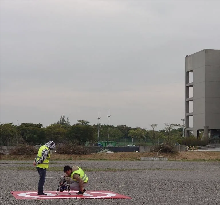 空拍機起飛前準備