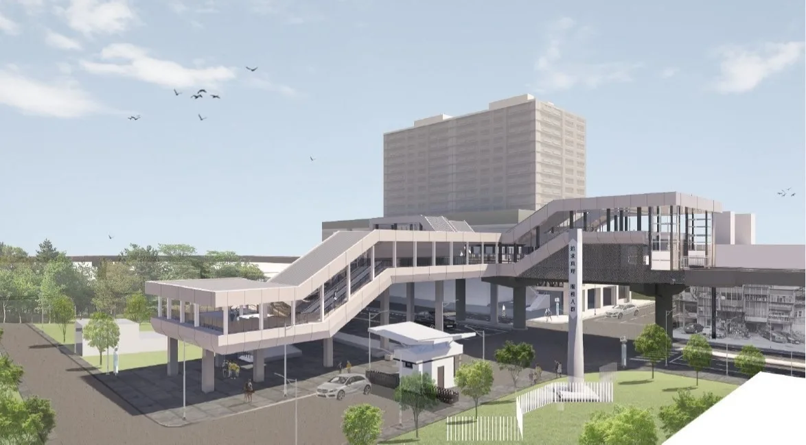 三鶯線臺北大學站出入口示意圖）
