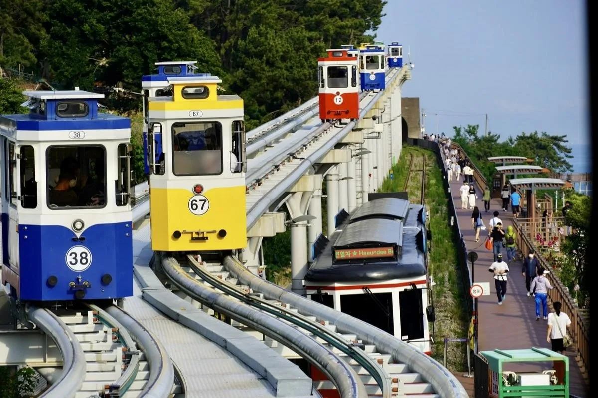 海雲臺海岸列車及天空膠囊列車