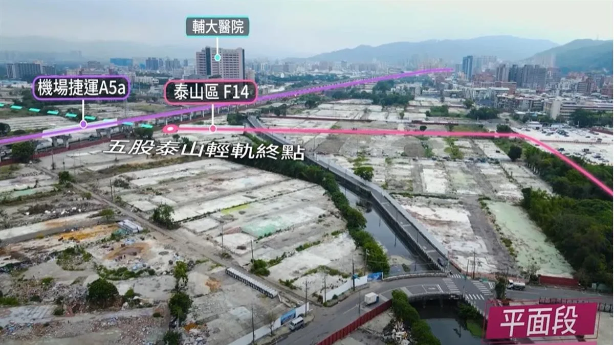 連接機捷A5a站的五泰輕軌F14站