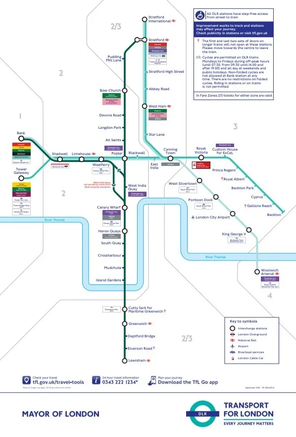 DLR map