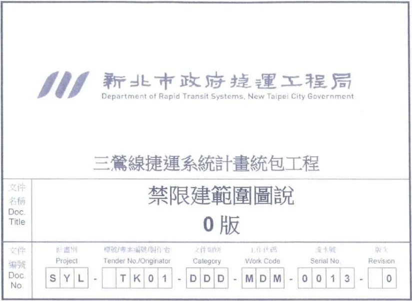 三鶯線禁限建範圍圖說