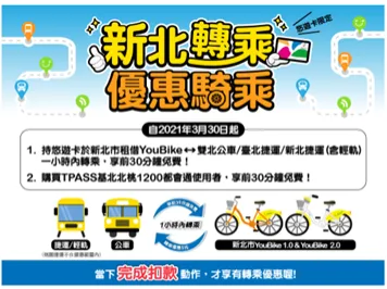 新北轉乘優惠資訊