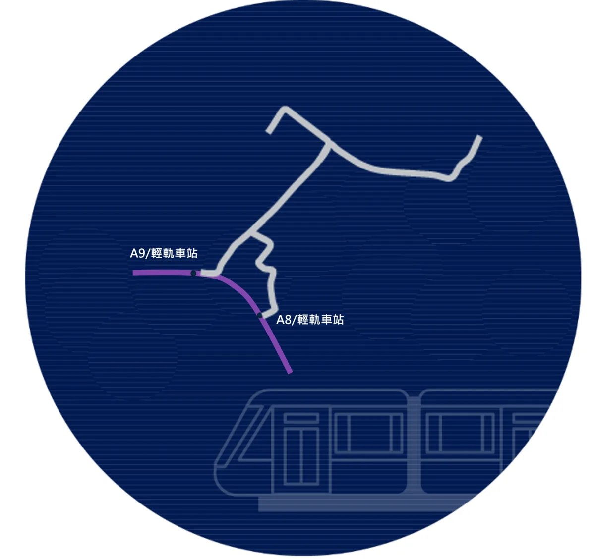 新桃林線(新北市段)路線圖