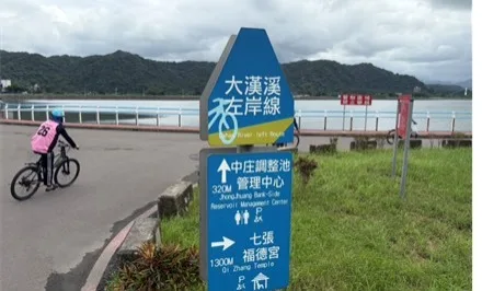 中庄調整池路線指示