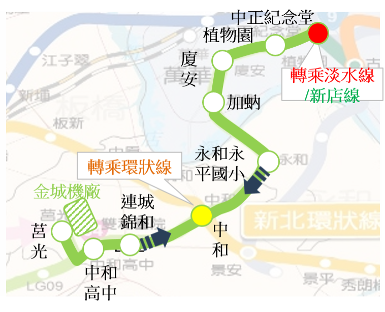 潛盾機分別從永和永平國小站及連城錦和站發出往中和站掘進