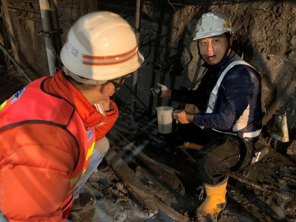 🔺LG05站試水作業情形
