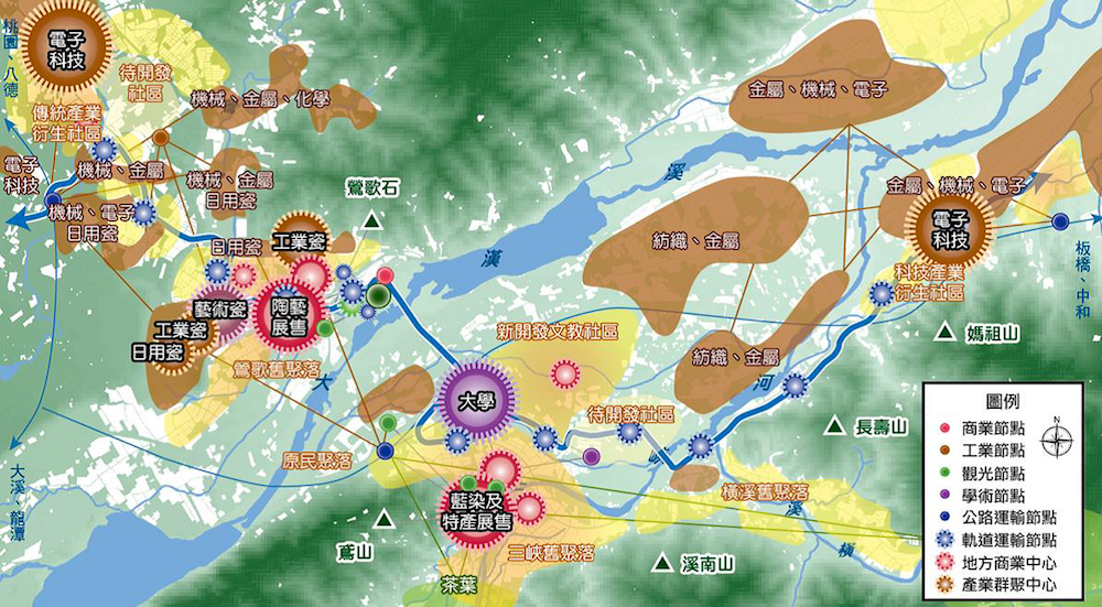 （圖說：捷運三鶯線沿線產業發展）