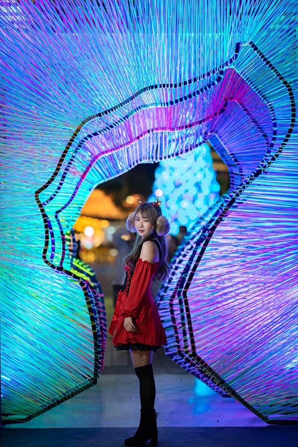▲環狀線燈區-QUEEN