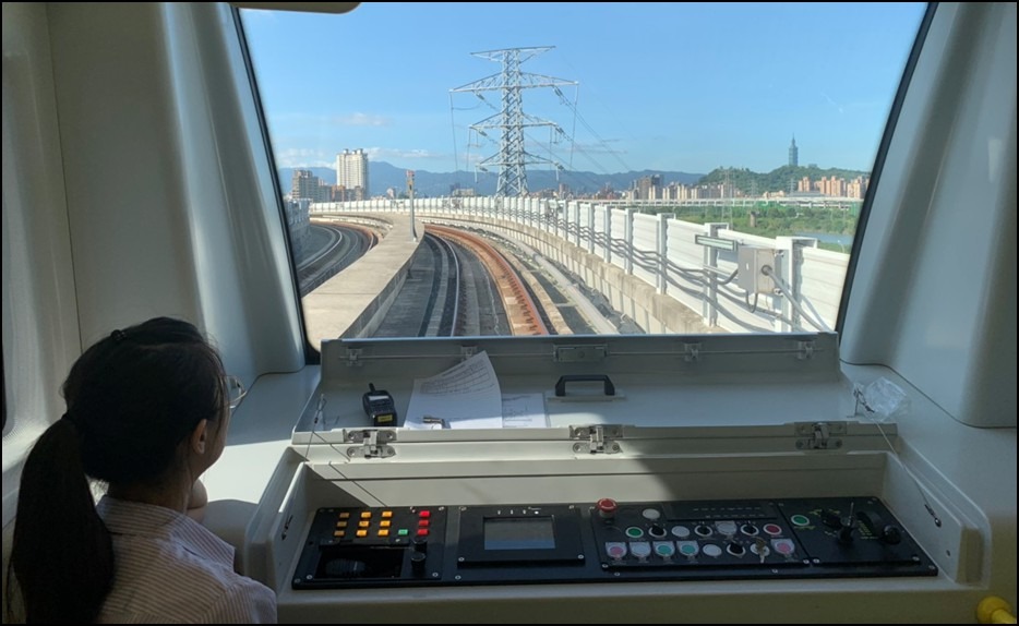 (手動駕駛位置示意圖)