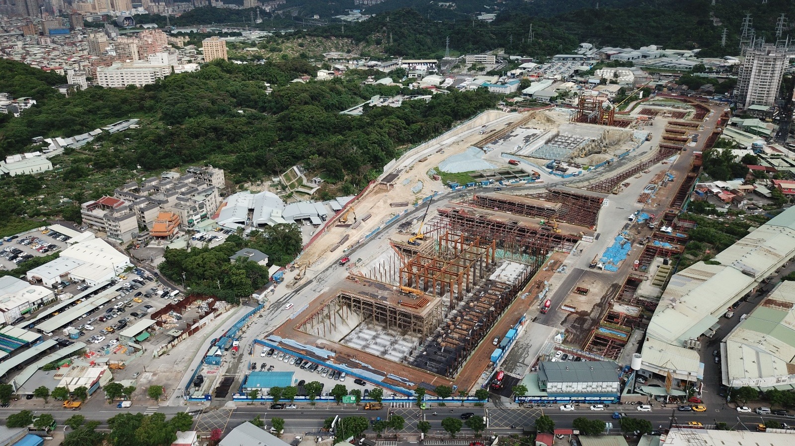 金城機廠基地空拍圖