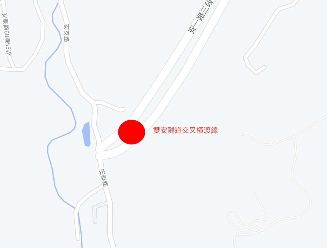 安坑雙安隧道地理位置圖