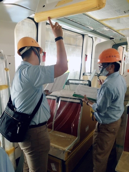 車內列車設備的抽檢