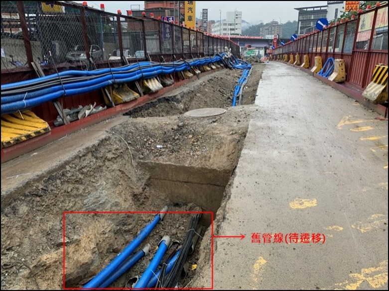 (尚在遷移中的管線。