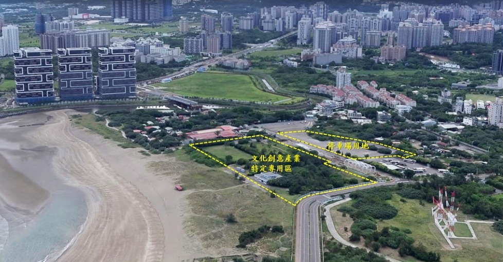 新北市淡水沙崙園區暨停車場用地區位圖