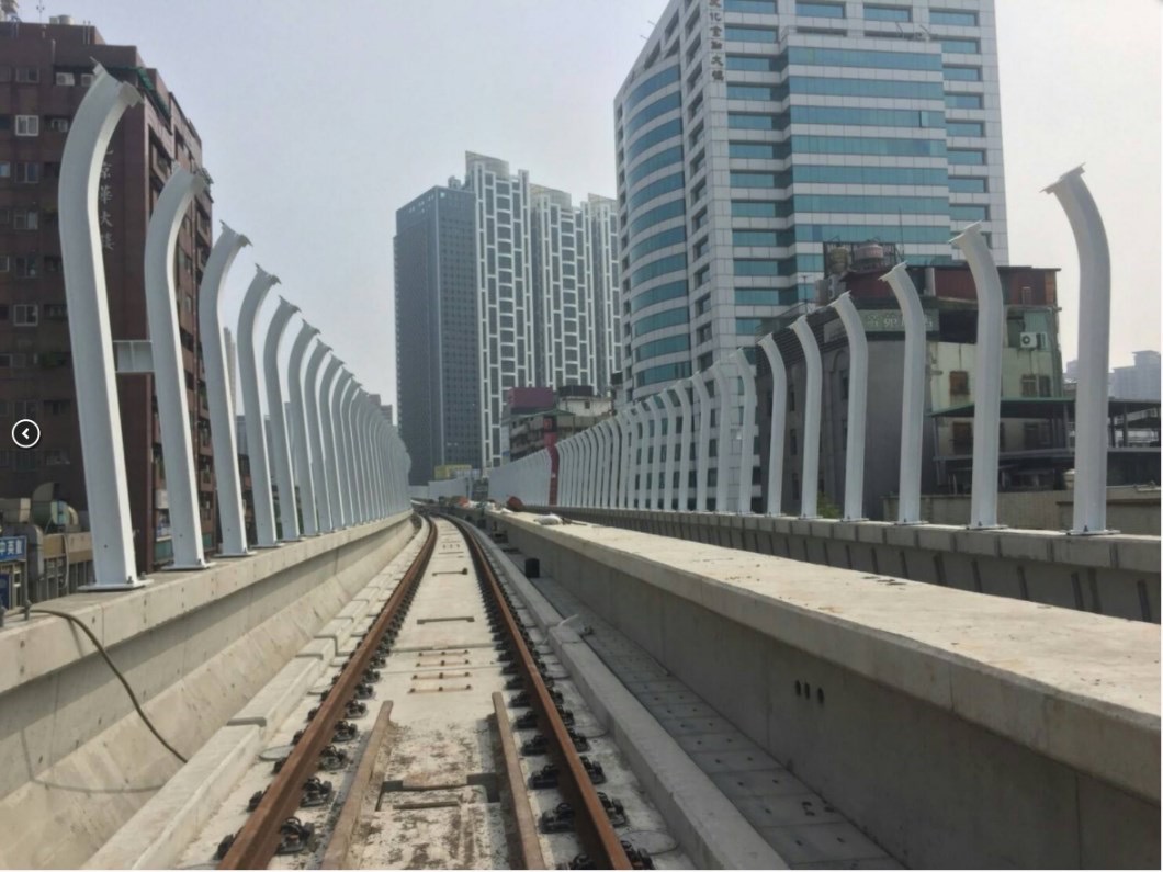 圖為新北環狀線無道碴道