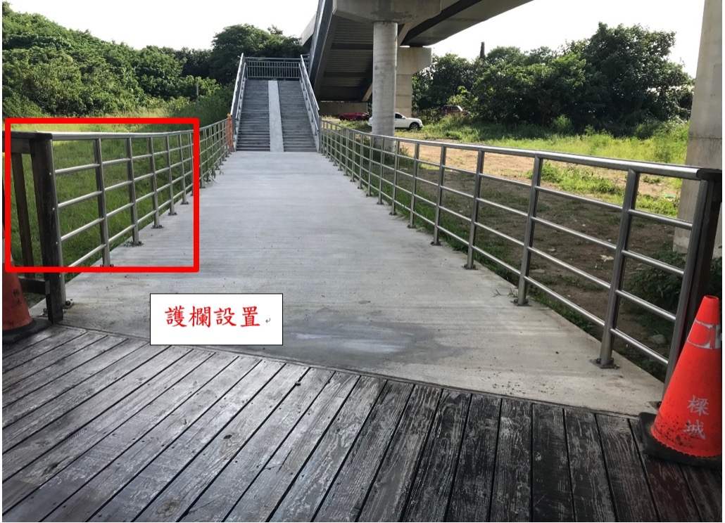 藍海橋自行車道俯覽