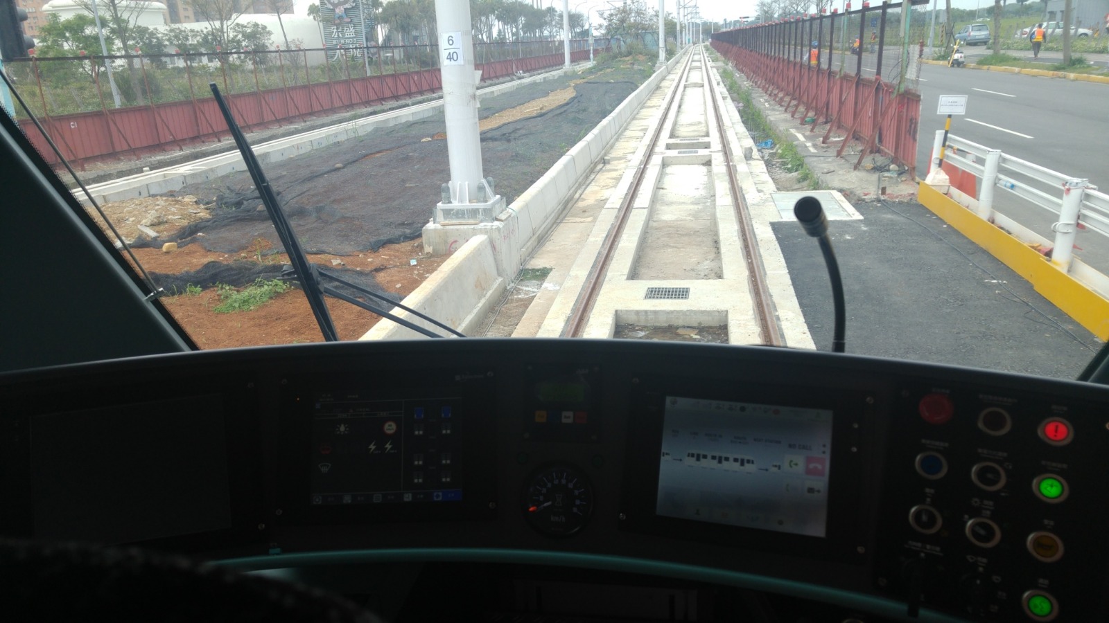 （圖說：列車長視角）