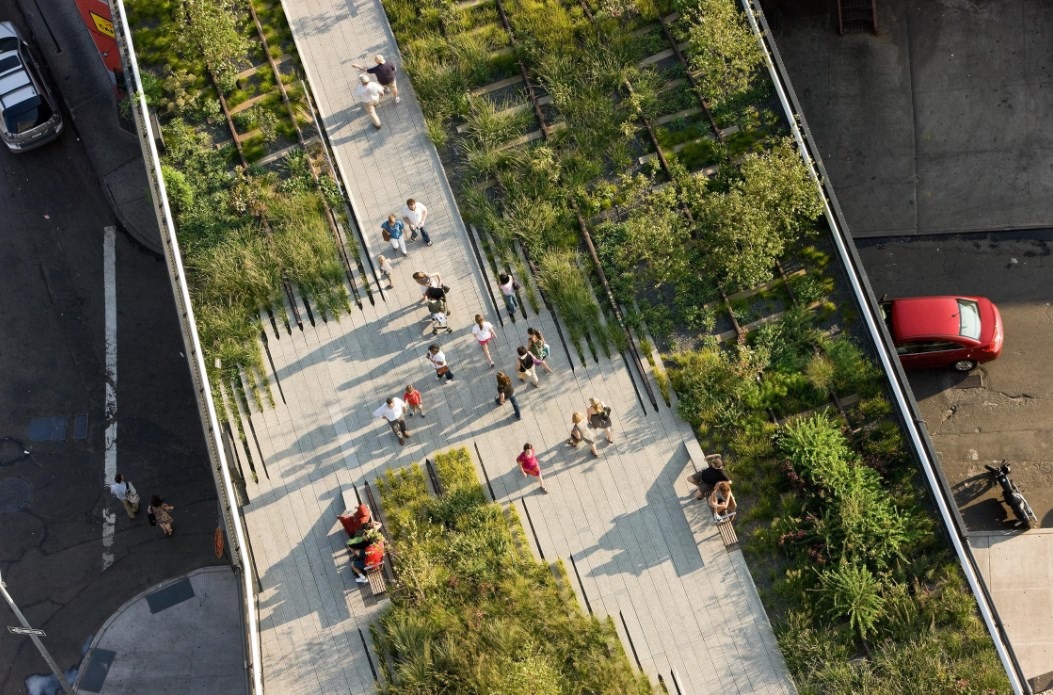 ▲HIGH line park 現況照片