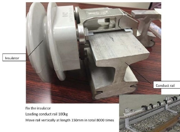 導電軌成品（不含保護蓋及支撐架等）