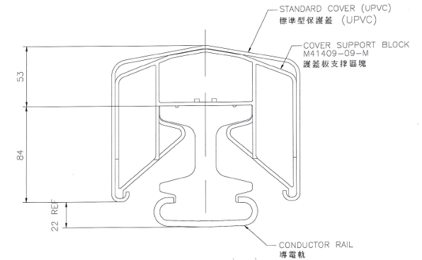 導電軌截面設計圖