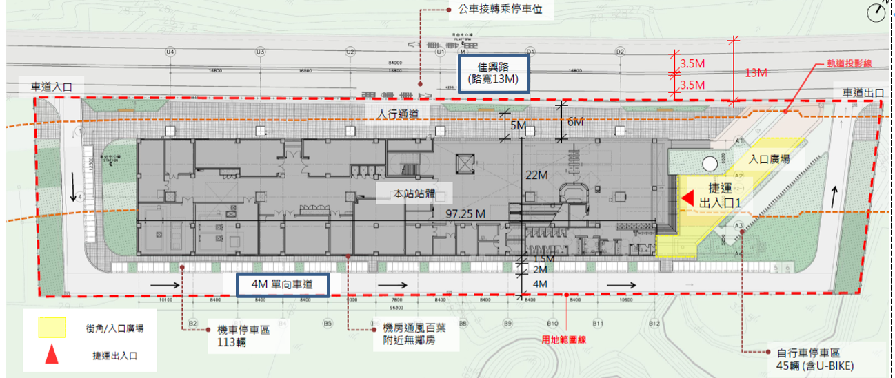 1：LB04 1樓平面設計圖說