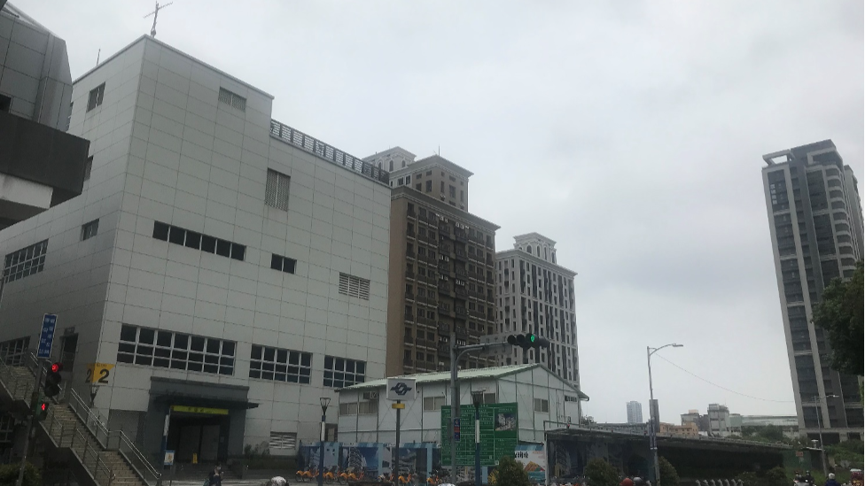 環狀線幸福站興建前後對比