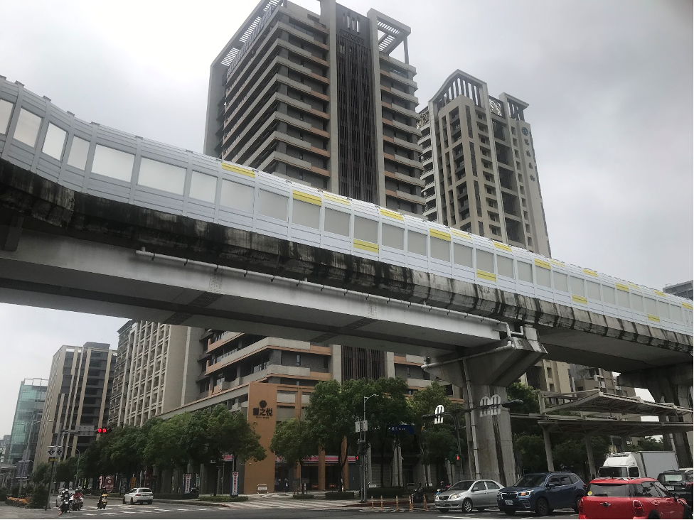 環狀線幸福站興建前後對比