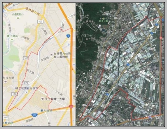 2：新、泰塭仔圳市地重劃區（第一區）
