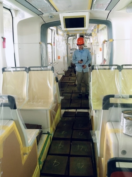 安坑輕軌車內配重塊