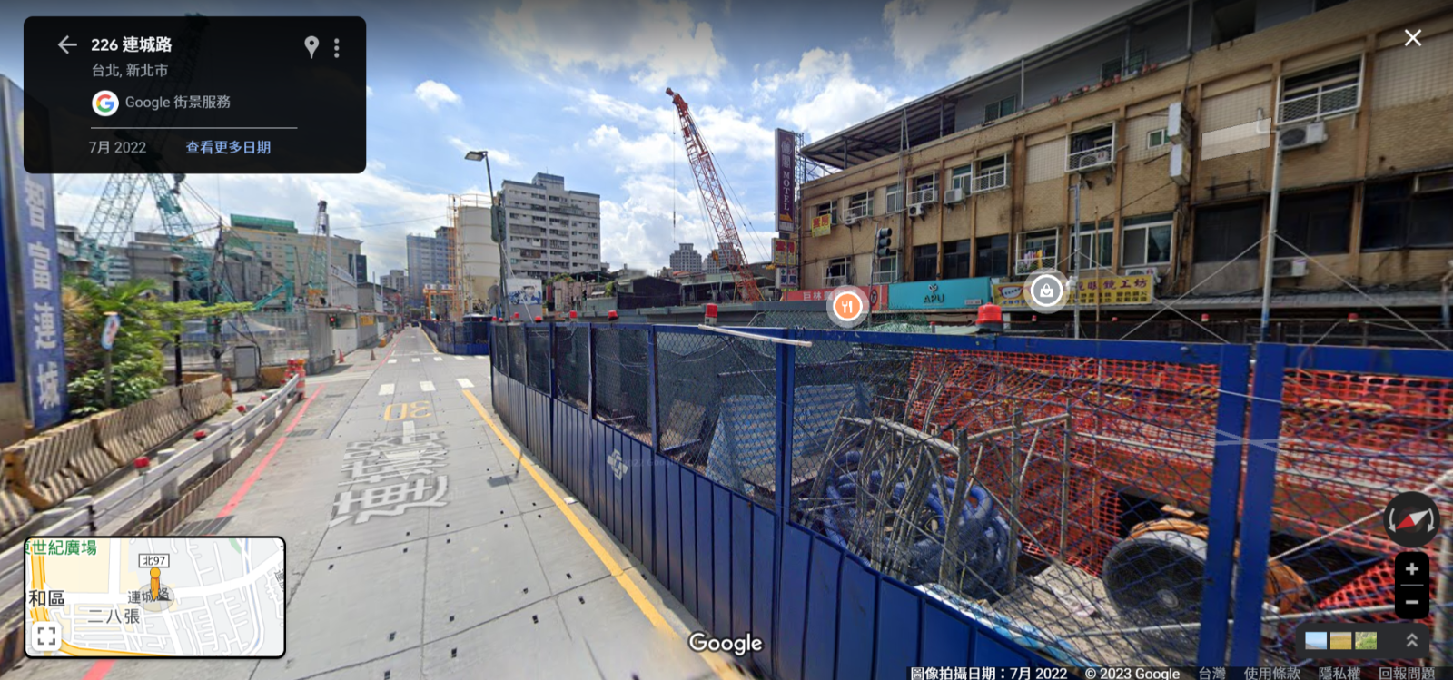 捷運施工路段