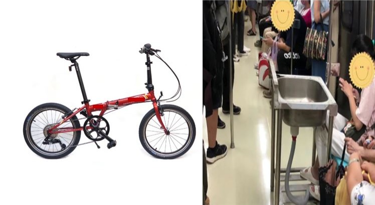 折疊腳踏車、流理台