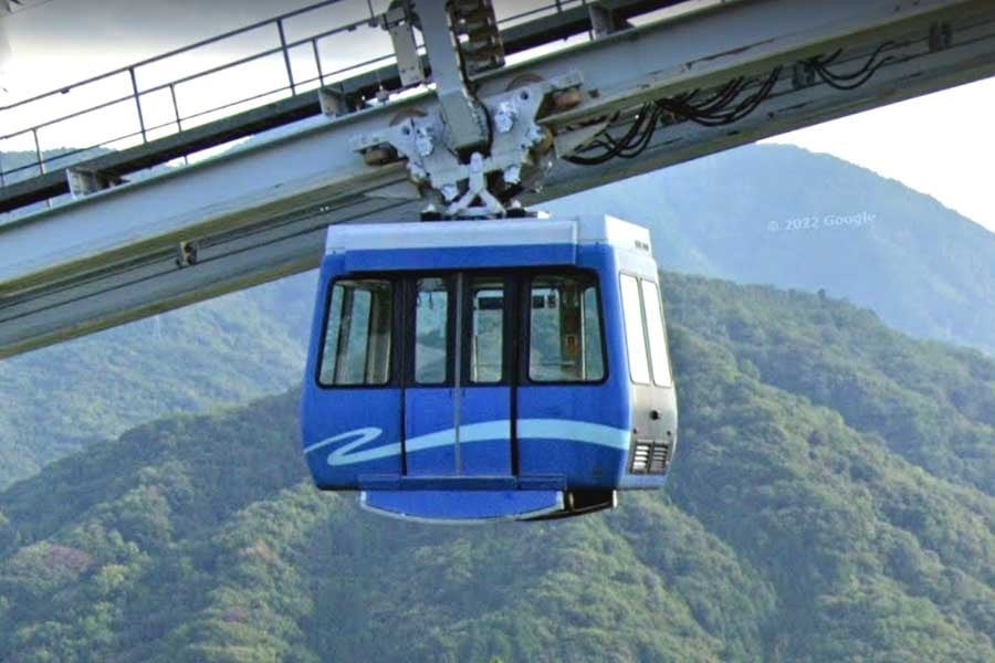 ▲Skyrail(スカイレール)列車