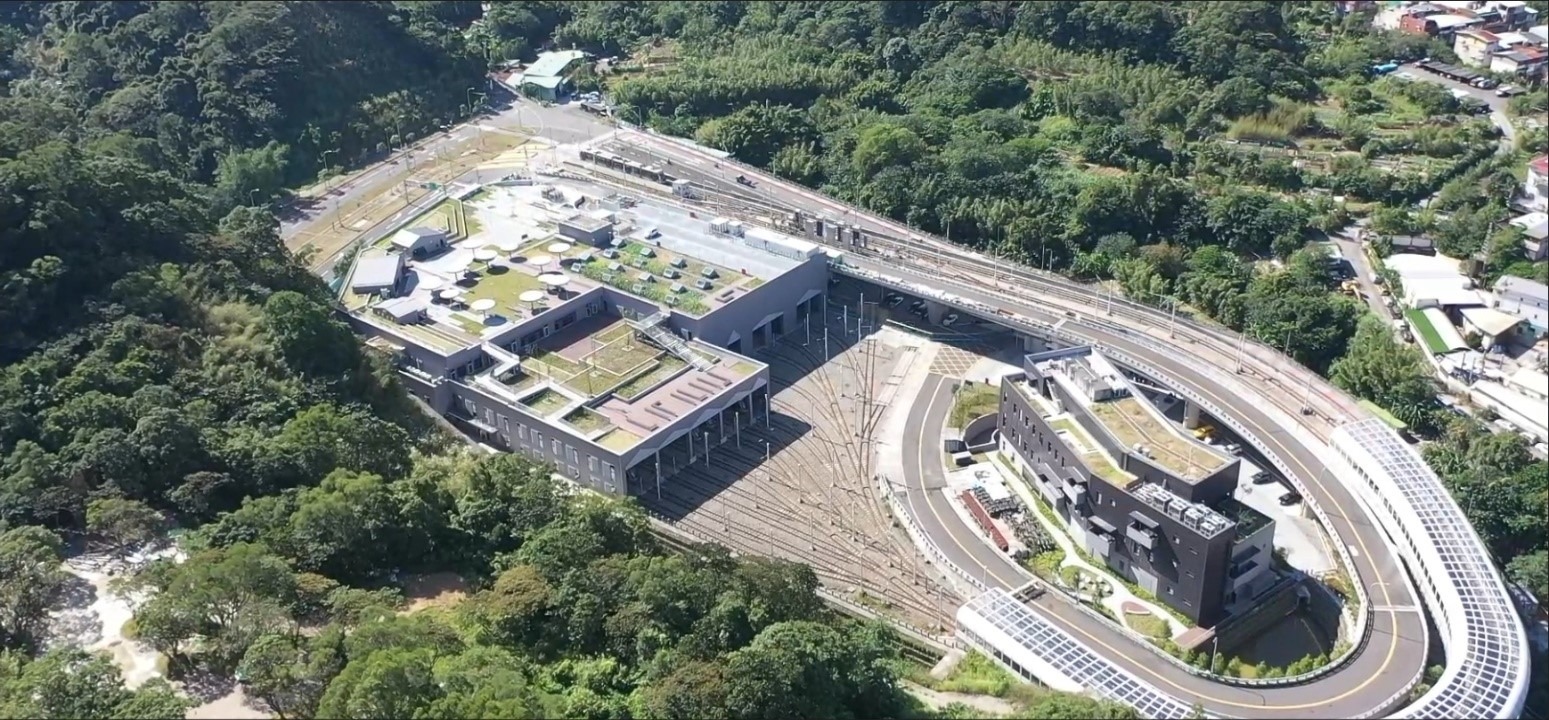 安坑線機廠空拍圖