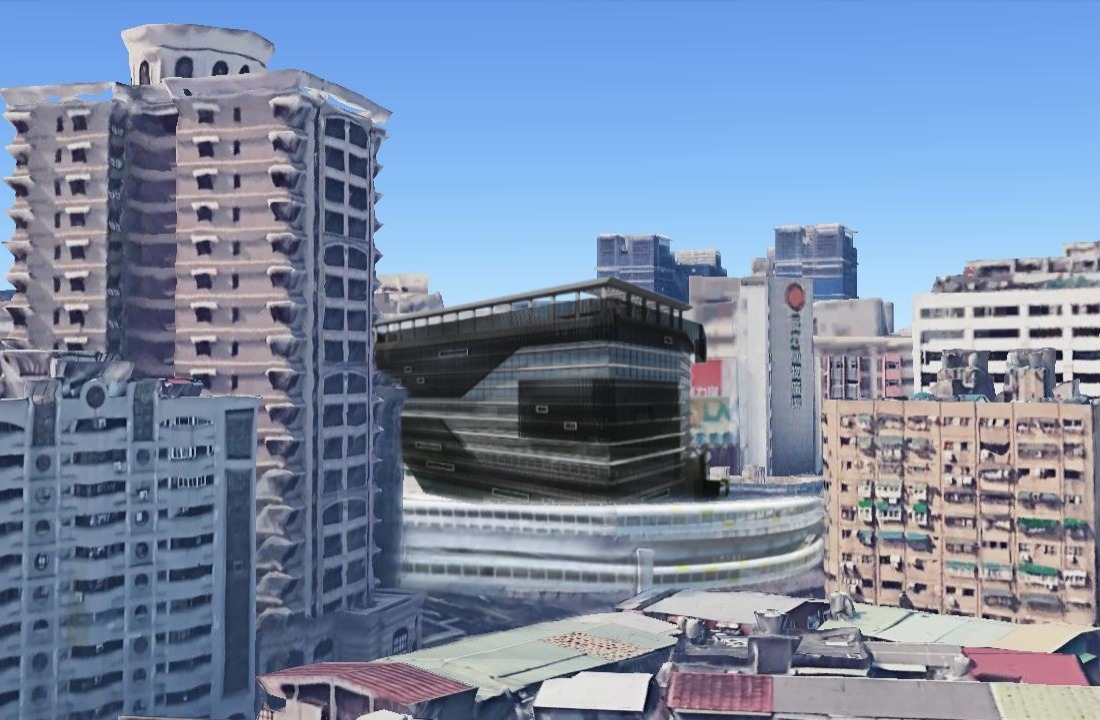 中和站土開大樓模擬示意圖(草案)