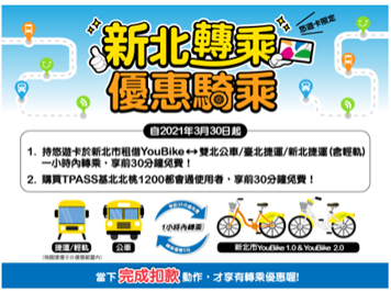 新北轉乘優惠資訊
