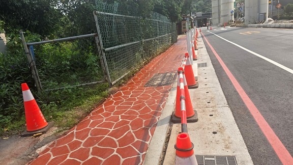 土城區中央路四段人行道復舊成果