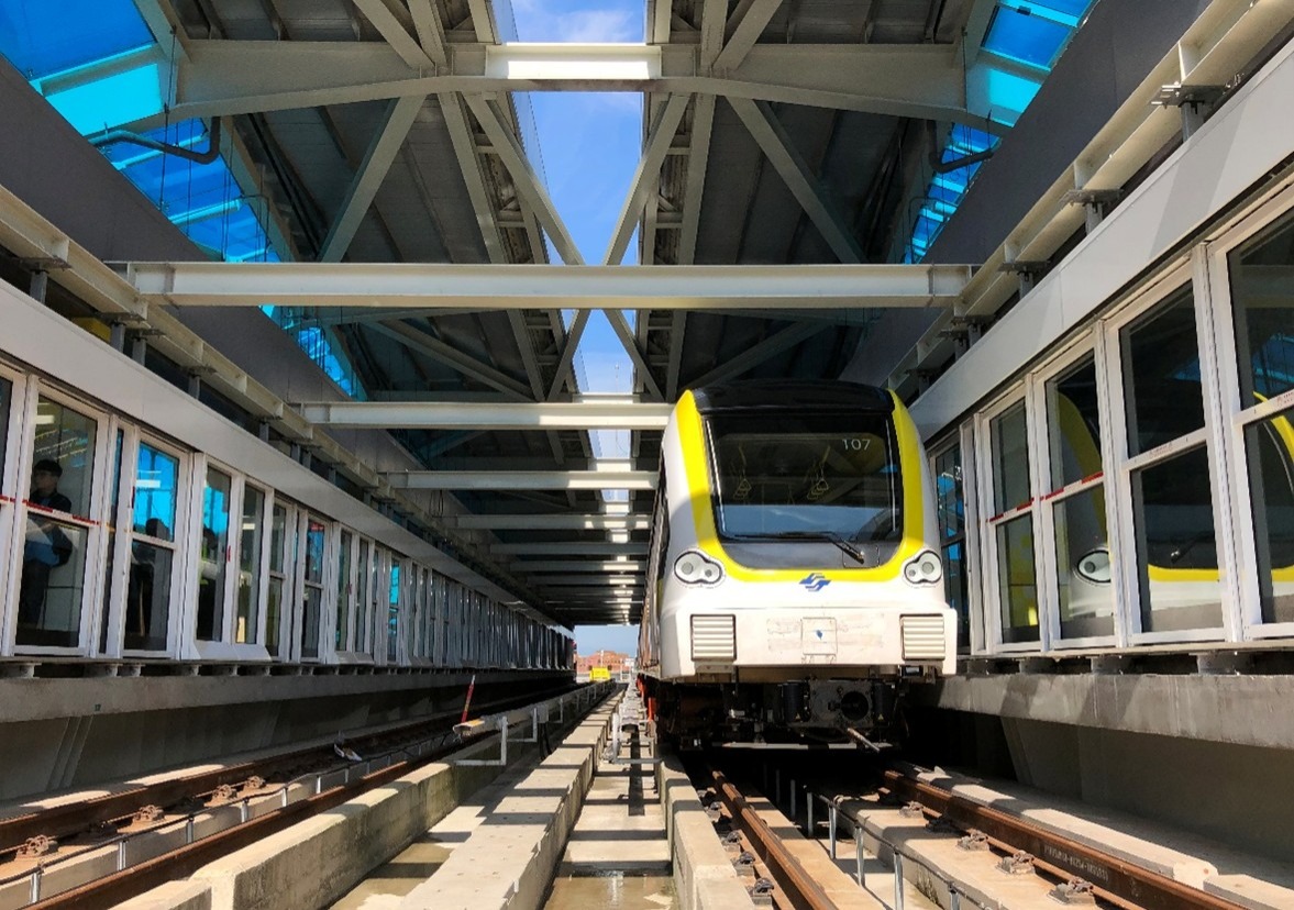 環狀線列車示意圖